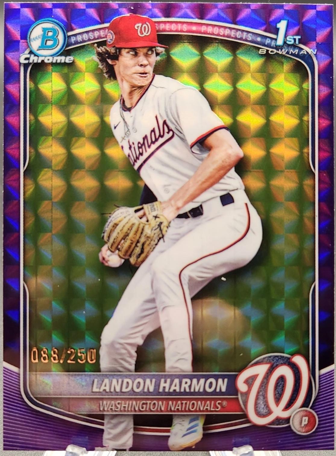 Landon Harmon [Purple Geometric] #BDC-44