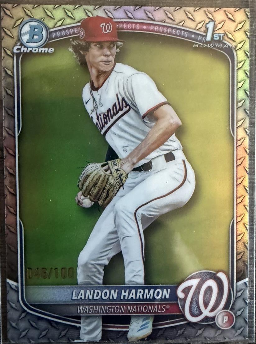 Landon Harmon [Steel Metal Refractor] #BDC-44