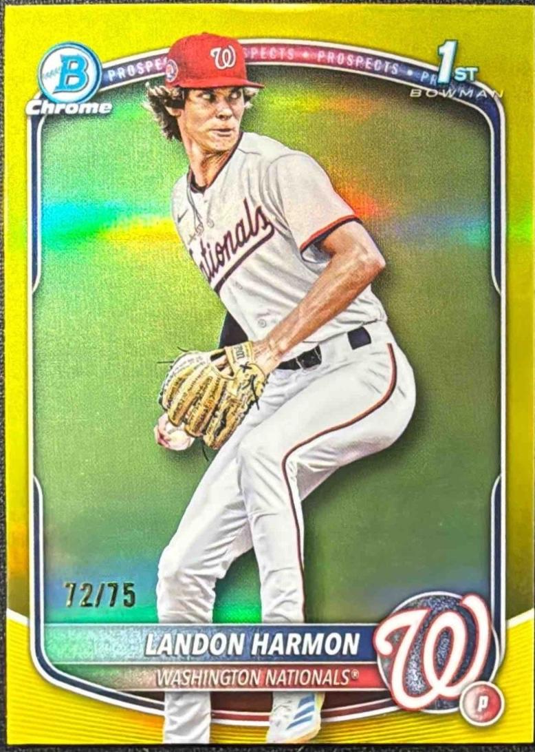 Landon Harmon [Yellow Refractor] #BDC-44