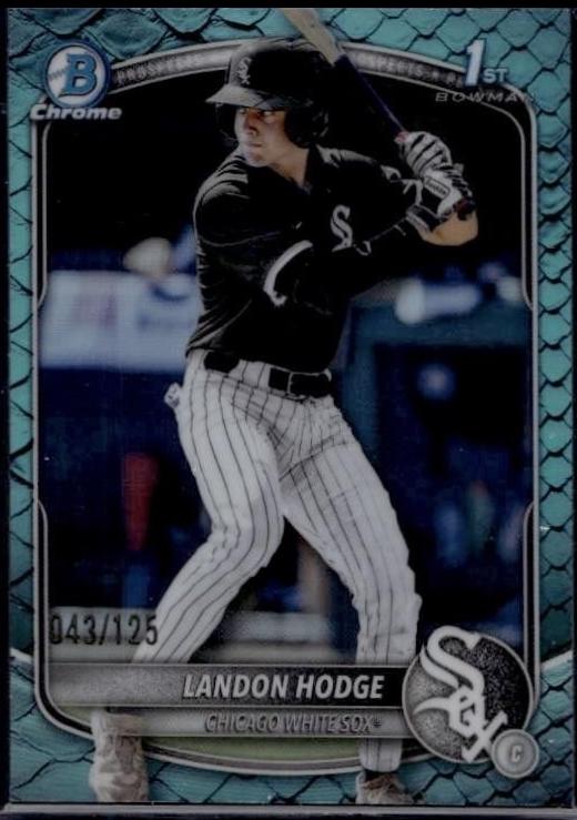 Landon Hodge [Aqua Reptilian Refractor] #BDC-93