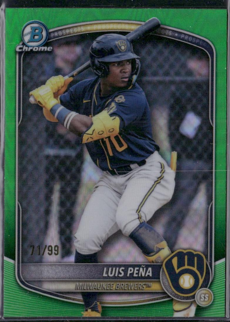 Luis Pena [Green Refractor] #BDC-105
