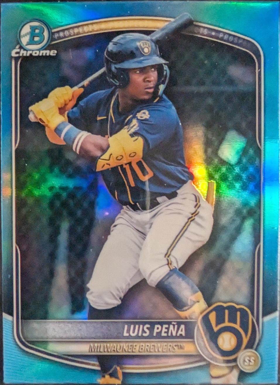 Luis Pena [Sky Blue Refractor] #BDC-105