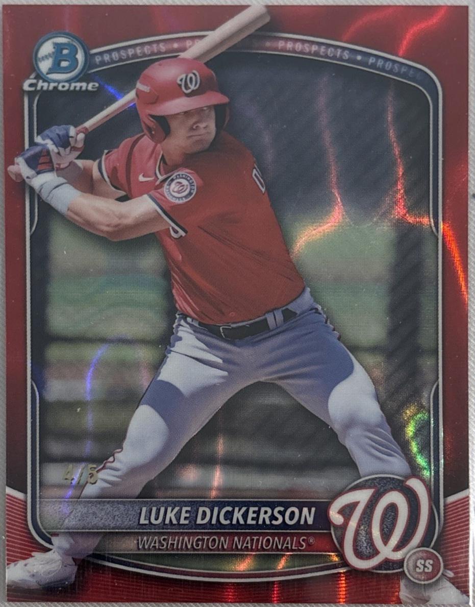 Luke Dickerson [Red Lava Refractor] #BDC-61