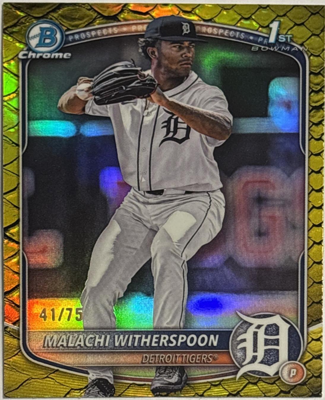 Malachi Witherspoon [Yellow Reptilian Refractor] #BDC-172