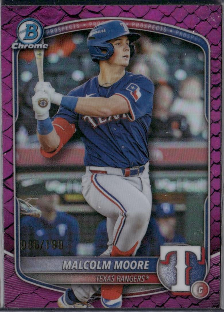Malcolm Moore [Fuchsia Reptilian Refractor] #BDC-191