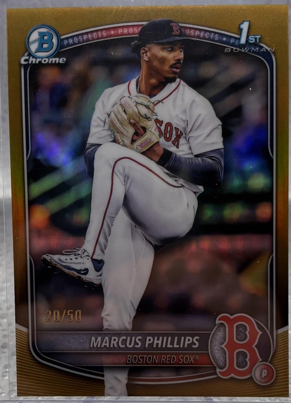Marcus Phillips [Gold Refractor] #BDC-54