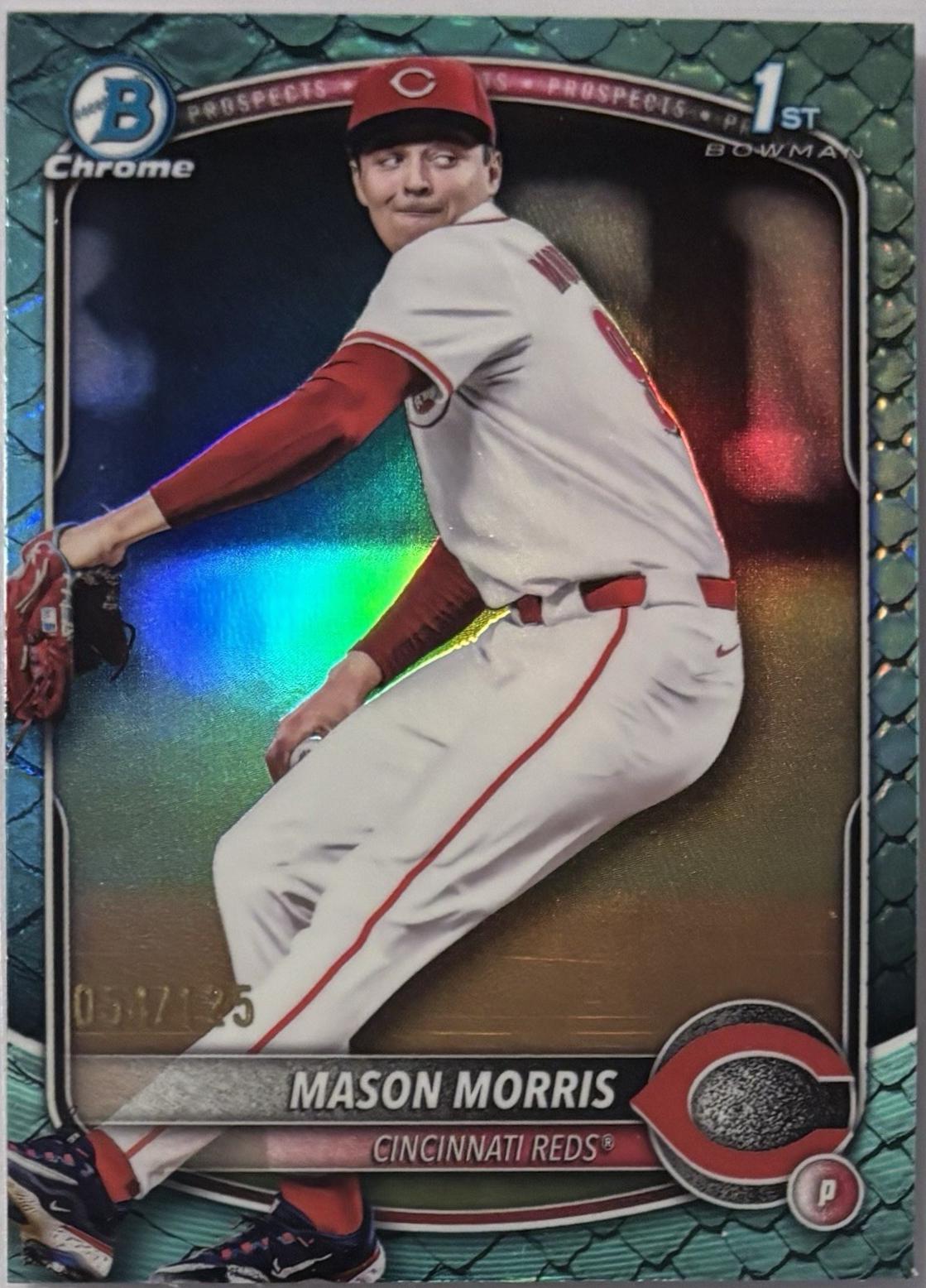 Mason Morris [Aqua Reptilian Refractor] #BDC-66