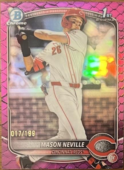 Mason Neville [Fuchsia Reptilian Refractor] #BDC-109