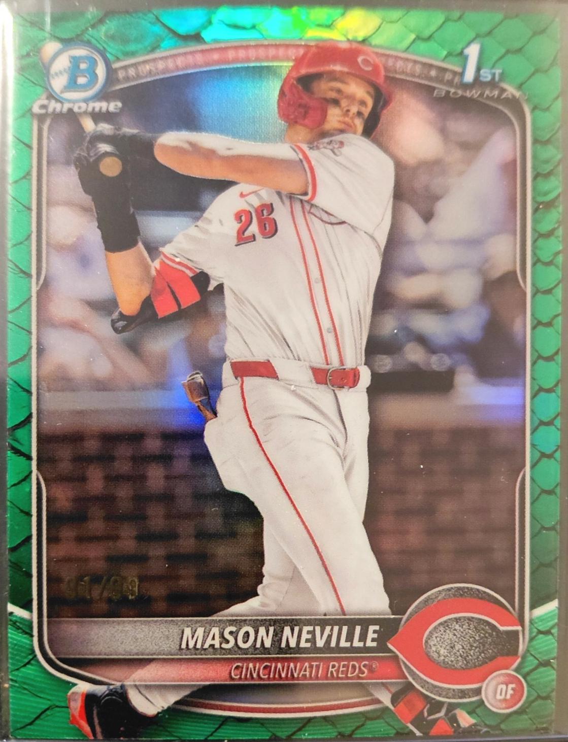 Mason Neville [Green Reptilian Refractor] #BDC-109