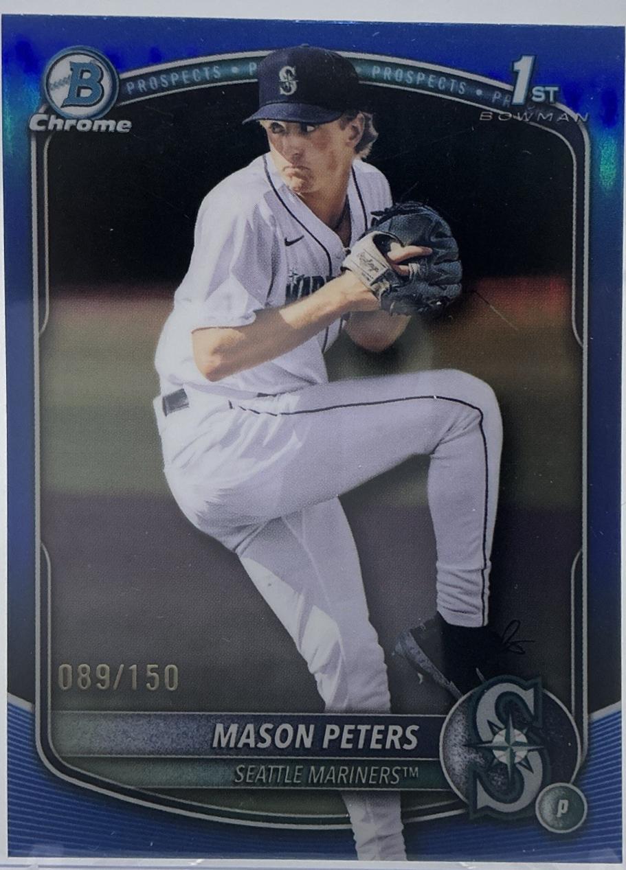Mason Peters [Blue Refractor] #BDC-27