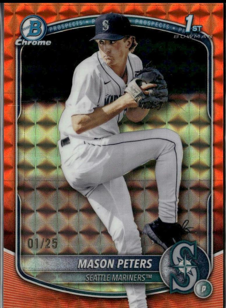 Mason Peters [Orange Refractor] #BDC-27