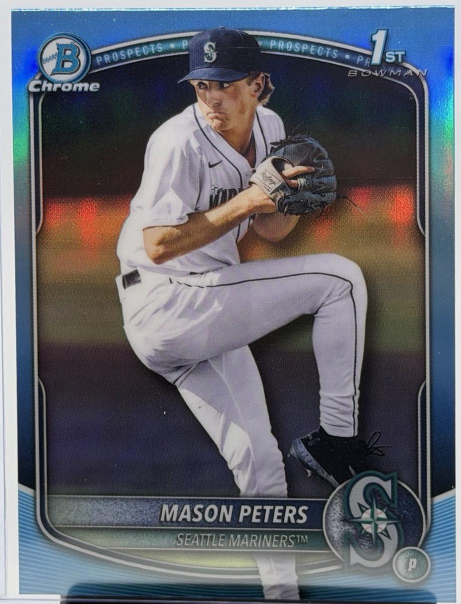 Mason Peters [Sky Blue Refractor] #BDC-27