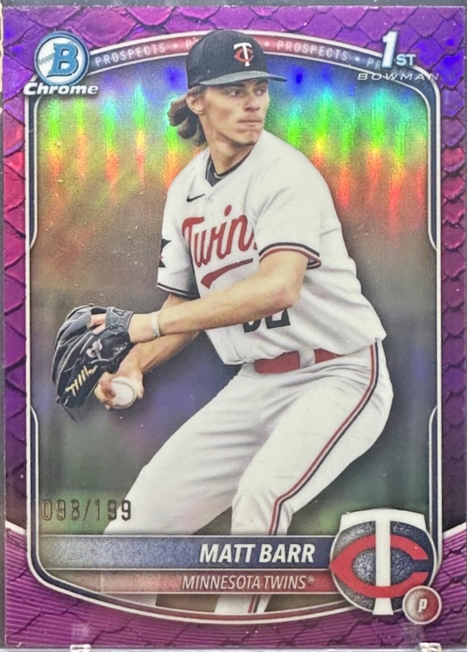 Matt Barr [Fuchsia Reptilian Refractor] #BDC-154