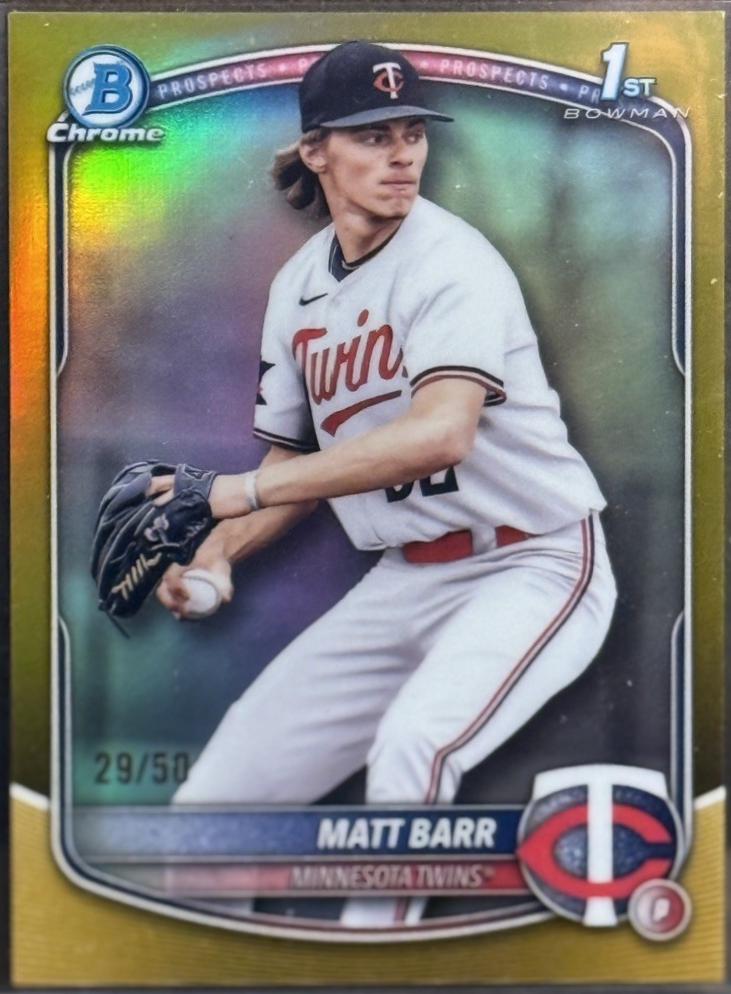 Matt Barr [Gold Refractor] #BDC-154