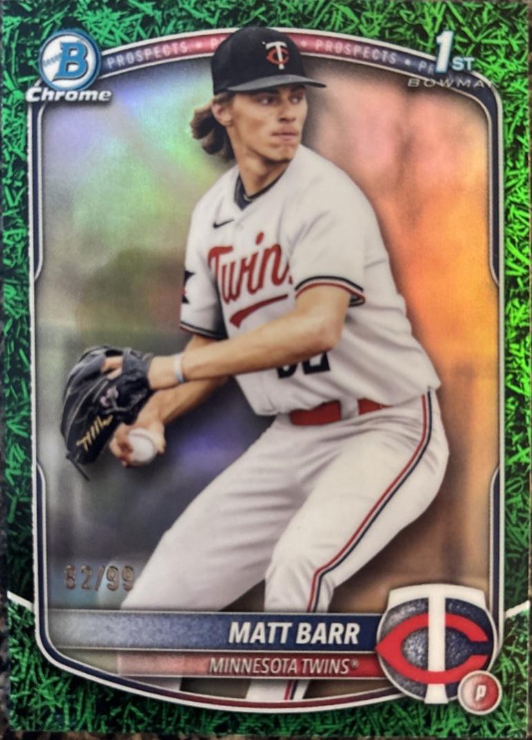 Matt Barr [Green Grass Refractor] #BDC-154