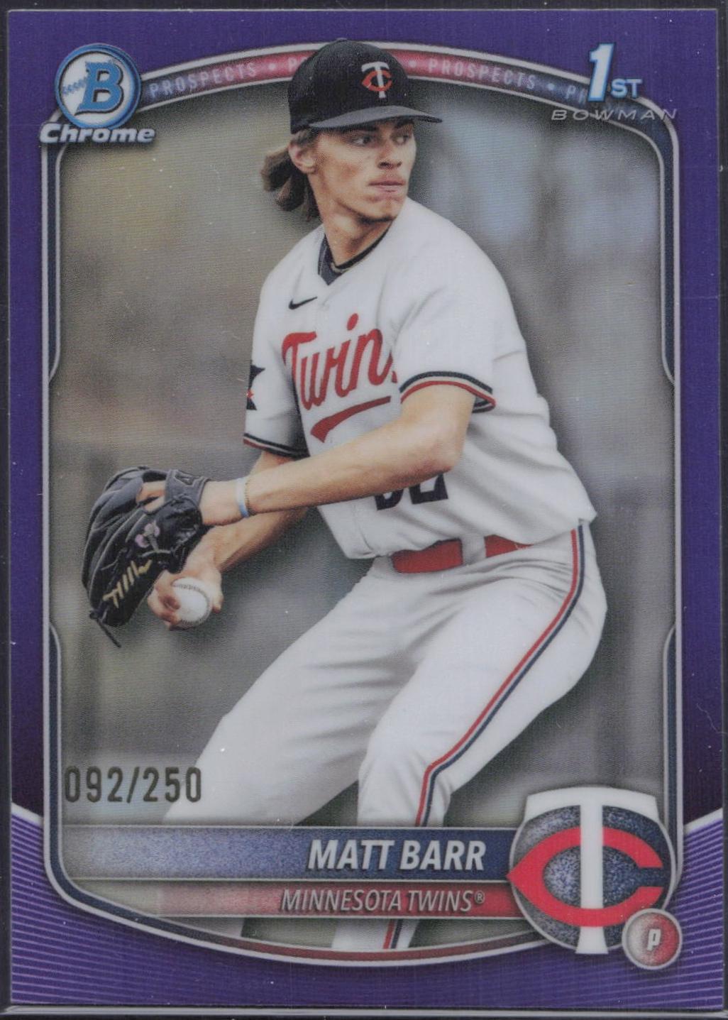Matt Barr [Purple Refractor] #BDC-154