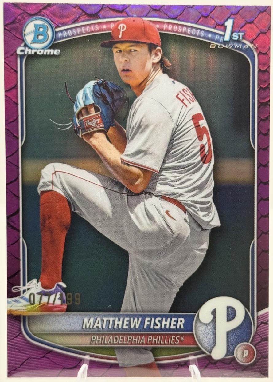 Matthew Fisher [Fuchsia Reptilian Refractor] #BDC-106
