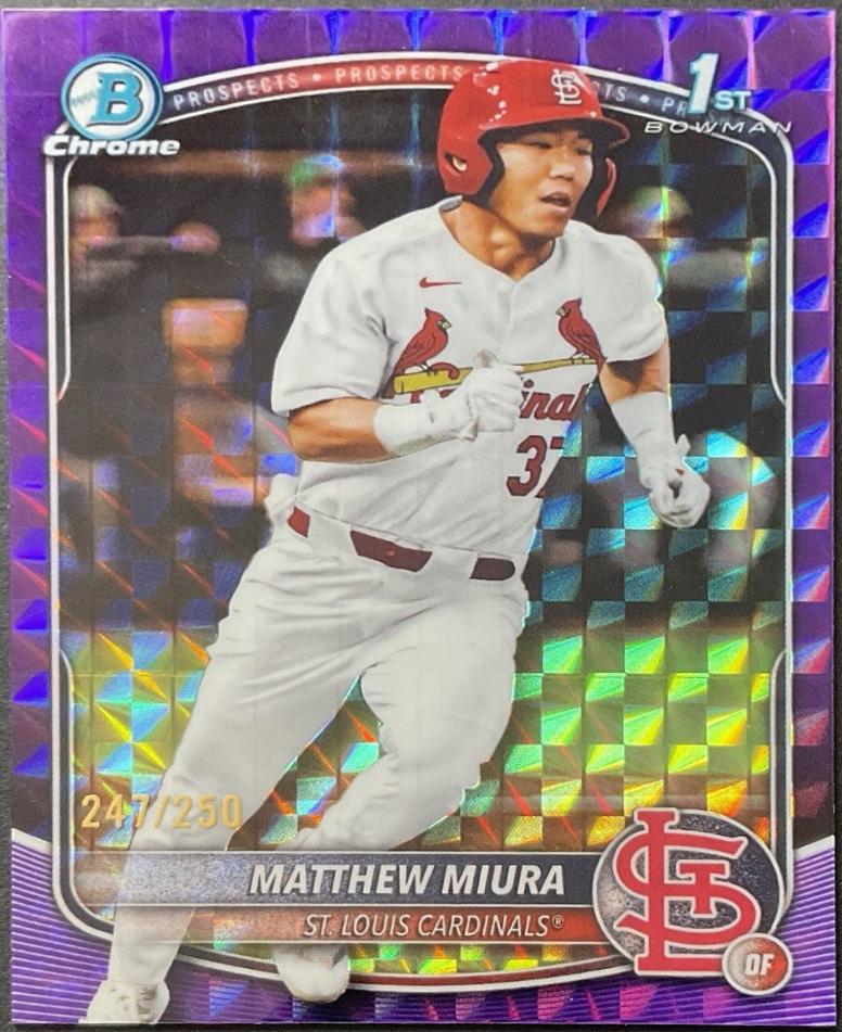 Matthew Miura [Purple Geometric] #BDC-57