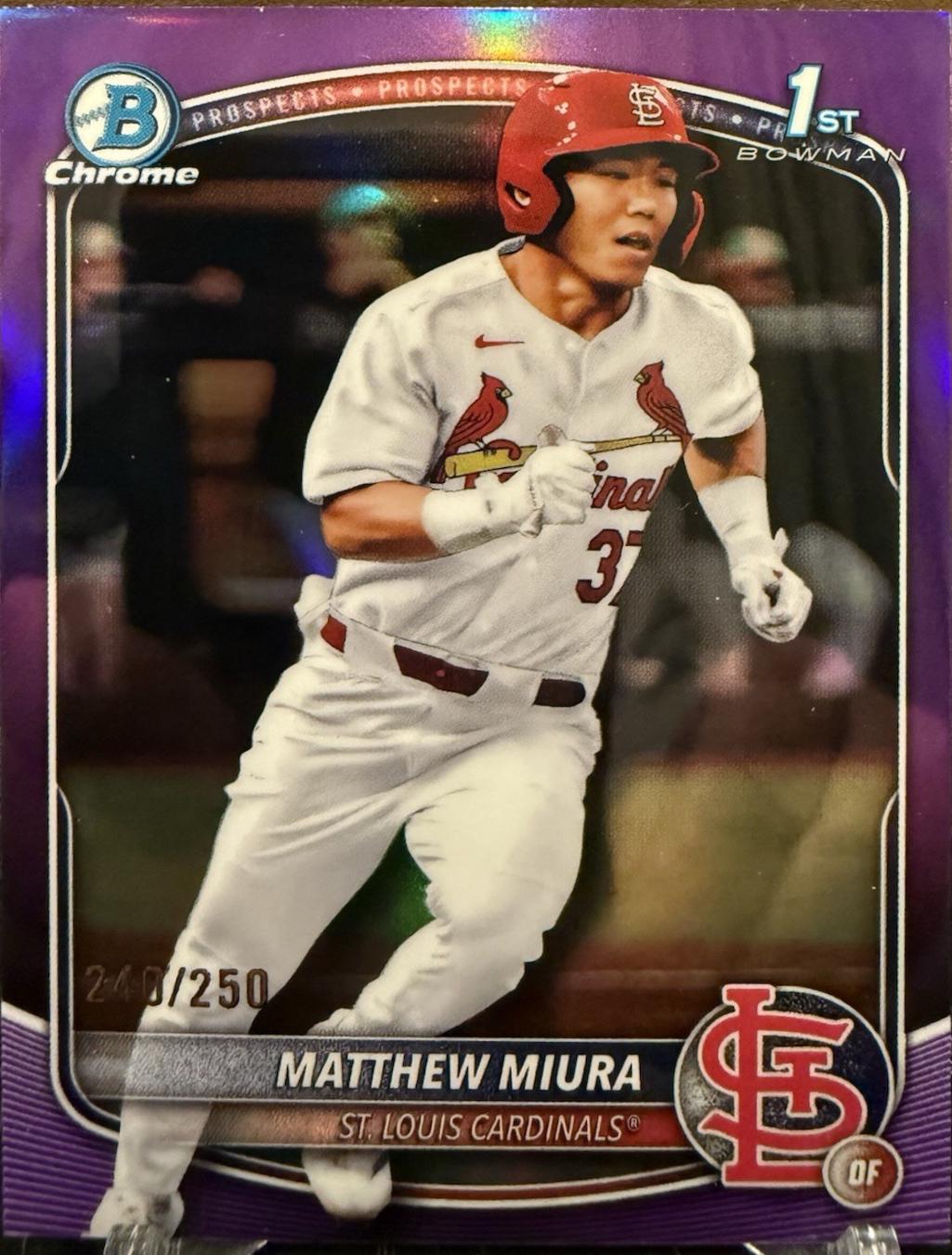 Matthew Miura [Purple Refractor] #BDC-57