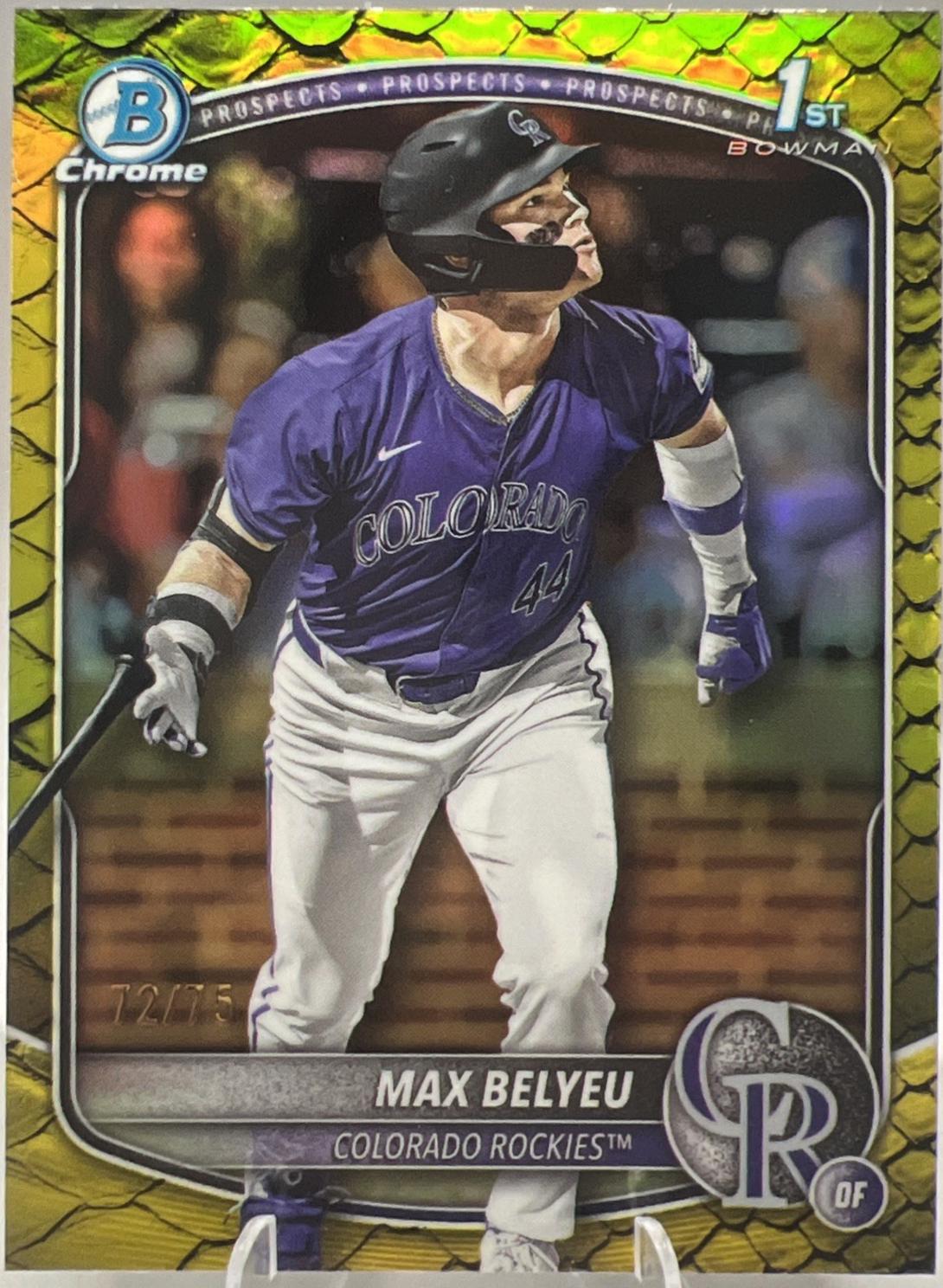 Max Belyeu [Yellow Reptilian Refractor] #BDC-5