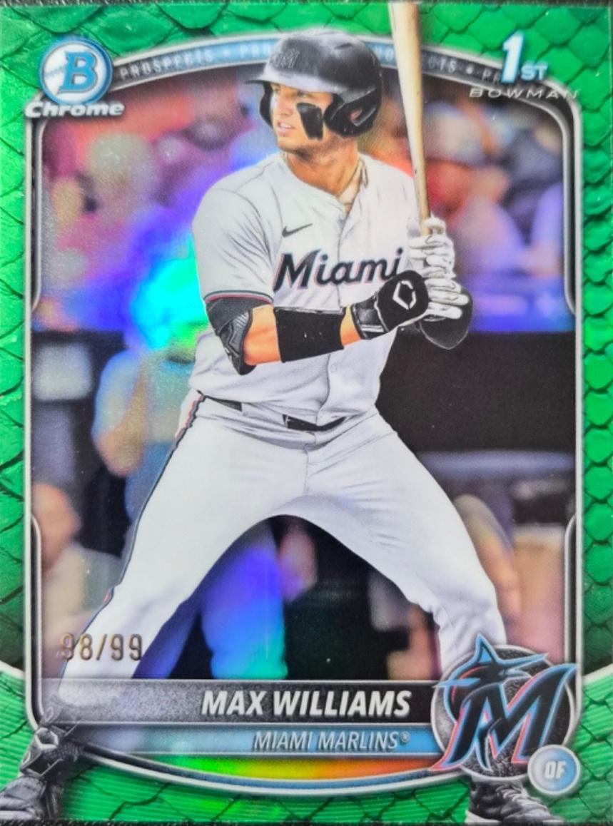 Max Williams [Green Reptilian Refractor] #BDC-68