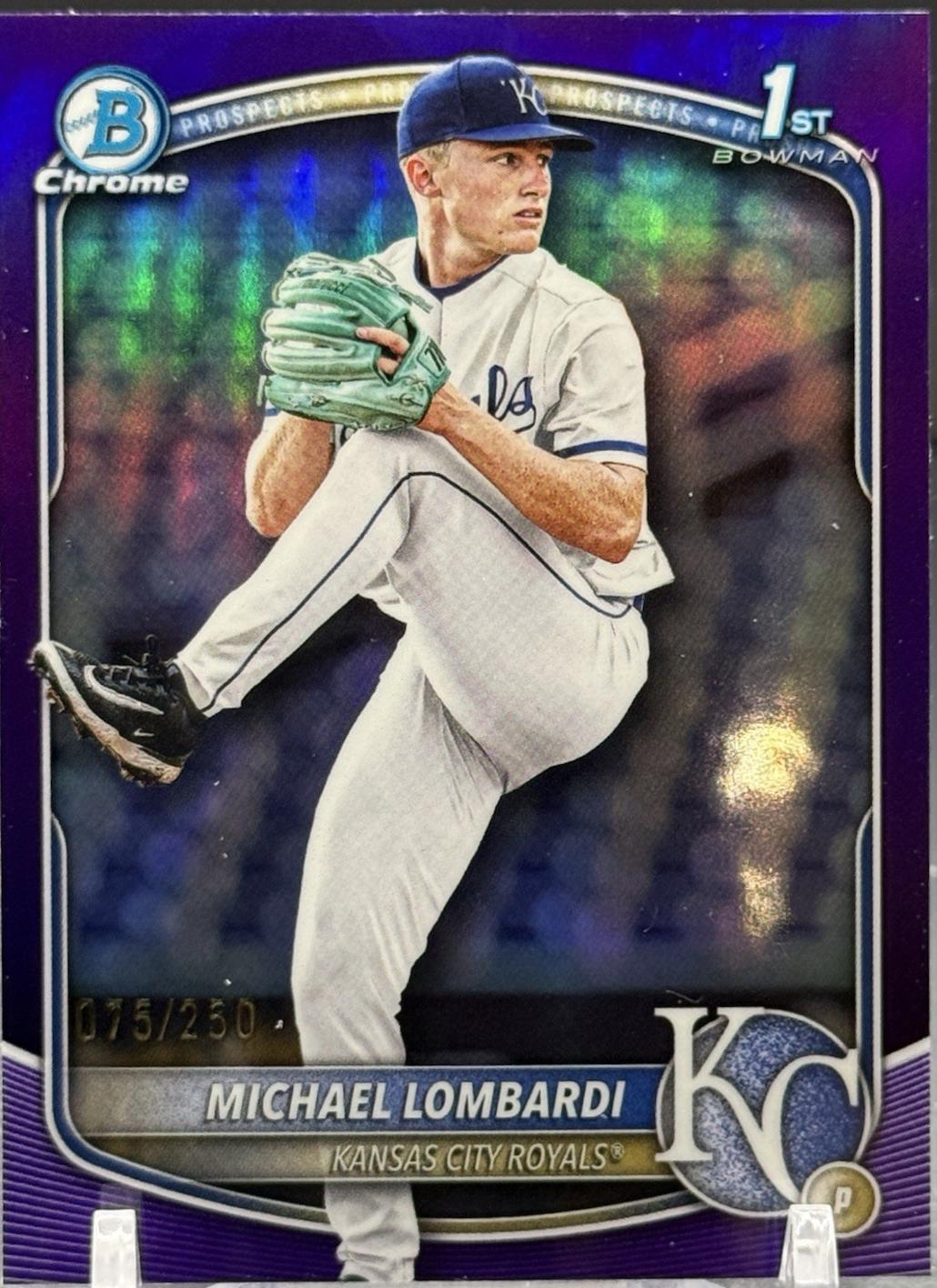 Michael Lombardi [Purple Refractor] #BDC-118