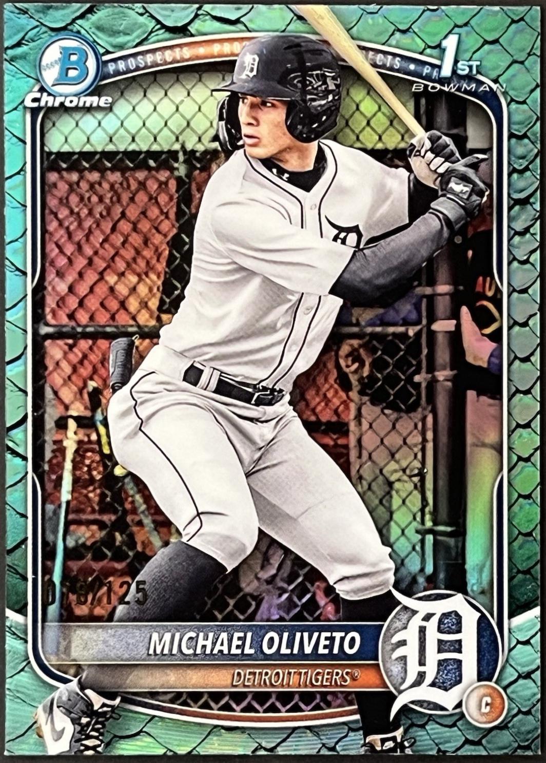 Michael Oliveto [Aqua Reptilian Refractor] #BDC-156