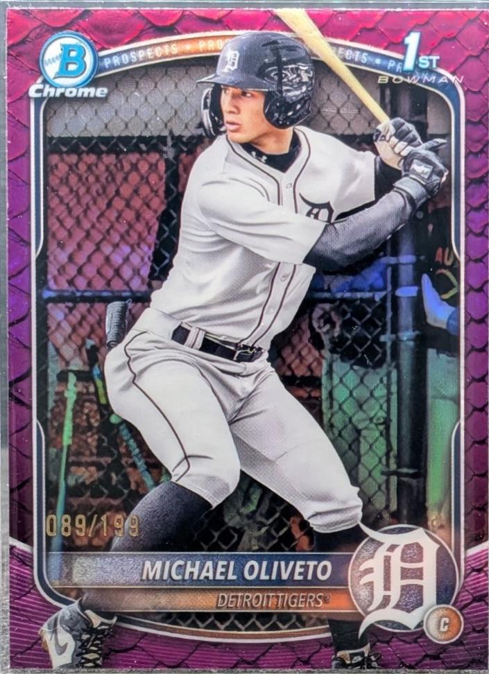 Michael Oliveto [Fuchsia Reptilian Refractor] #BDC-156