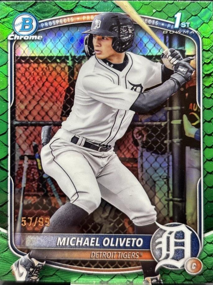 Michael Oliveto [Green Reptilian Refractor] #BDC-156