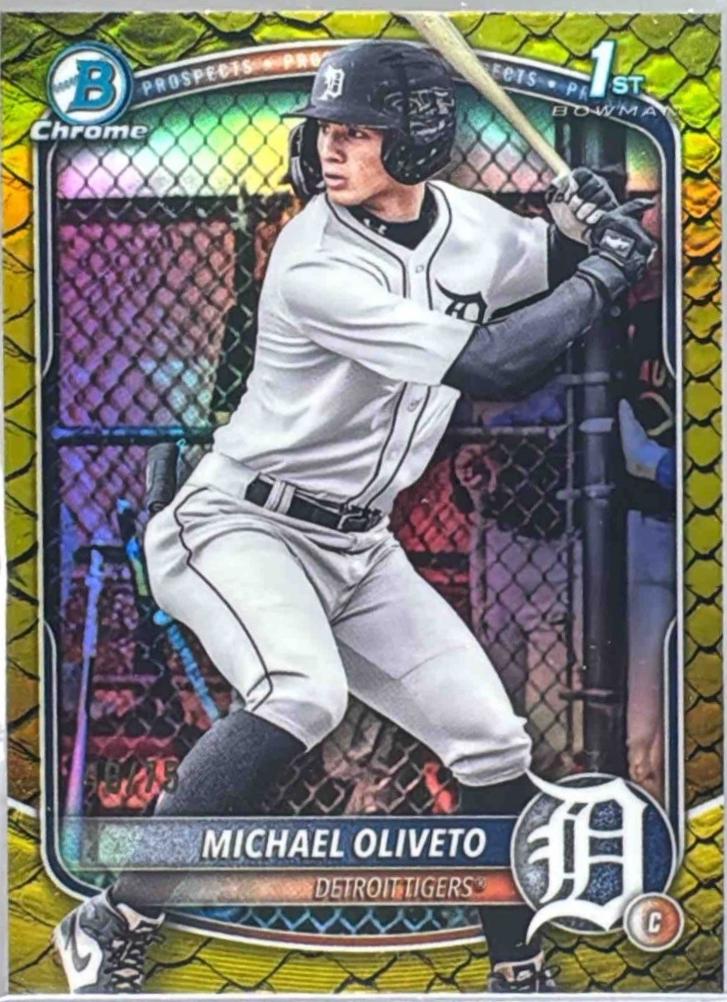 Michael Oliveto [Yellow Reptilian Refractor] #BDC-156