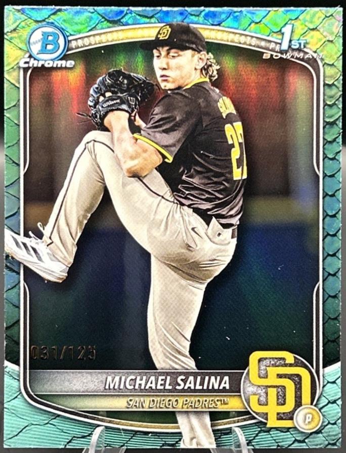 Michael Salina [Aqua Reptilian Refractor] #BDC-76