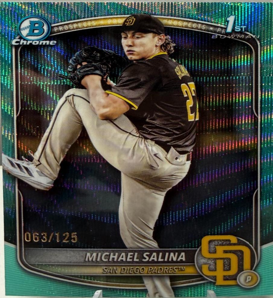 Michael Salina [Aqua Wave Refractor] #BDC-76