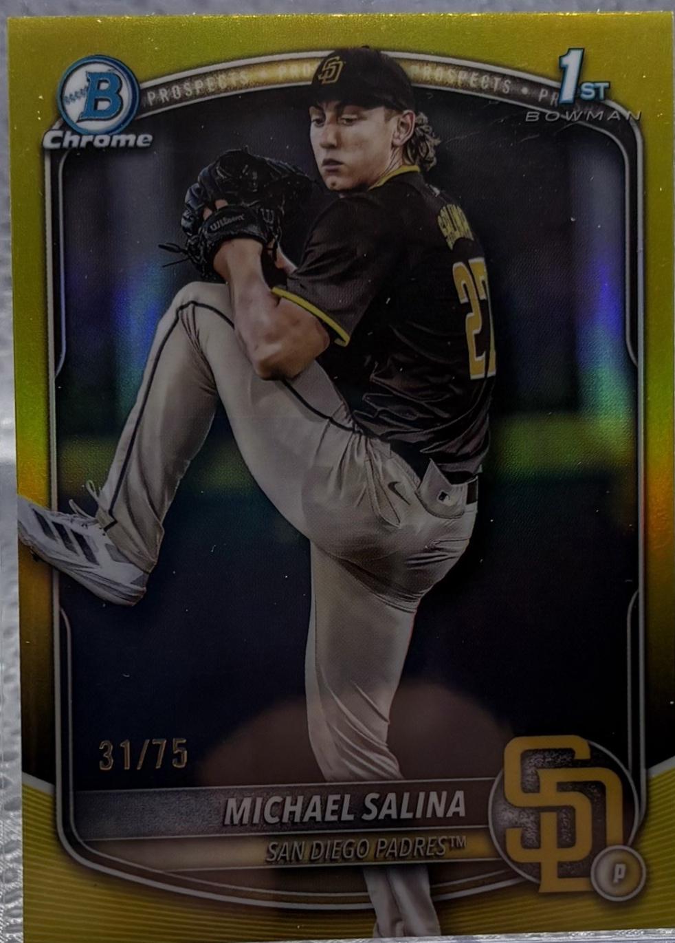 Michael Salina [Yellow Refractor] #BDC-76