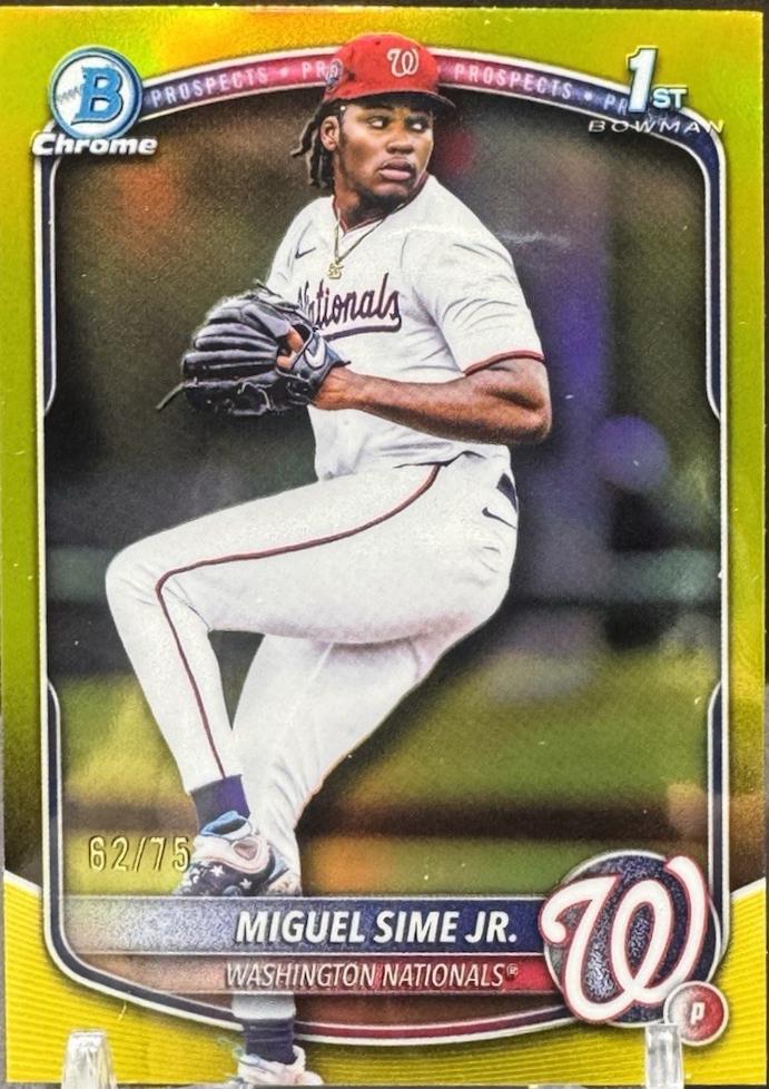 Miguel Sime Jr. [Yellow Refractor] #BDC-181