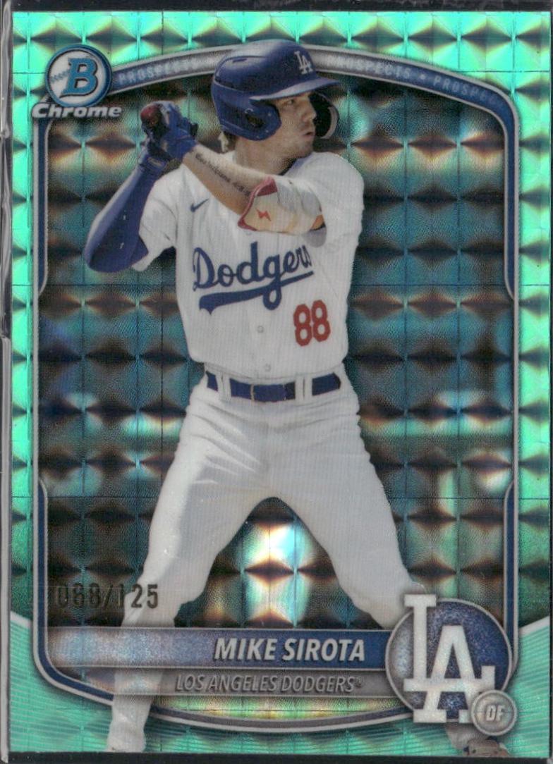 Mike Sirota [Aqua Reptilian Refractor] #BDC-11