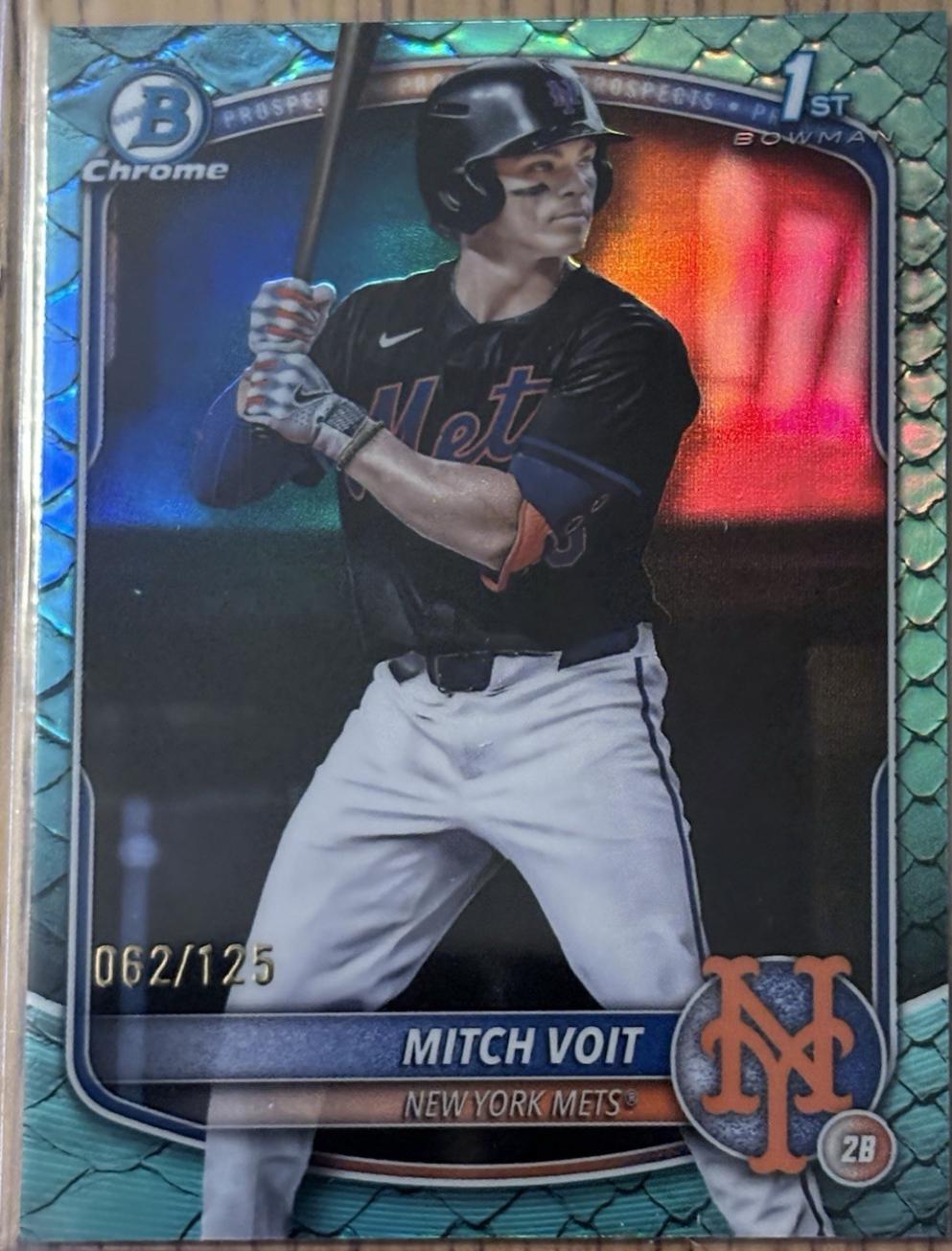 Mitch Voit [Aqua Reptilian Refractor] #BDC-71