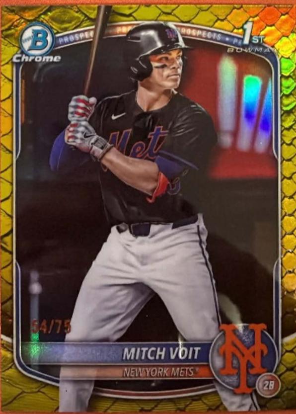 Mitch Voit [Yellow Reptilian Refractor] #BDC-71