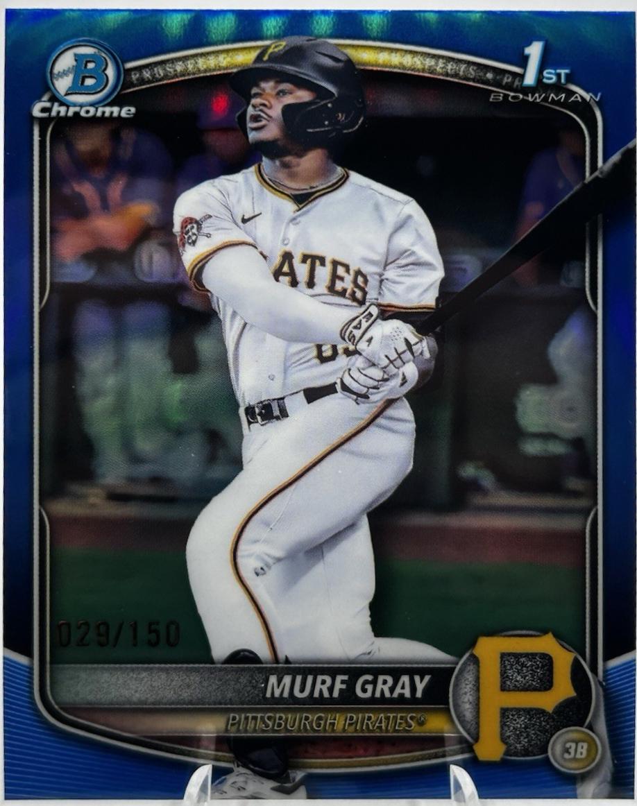 Murf Gray [Blue Refractor] #BDC-108
