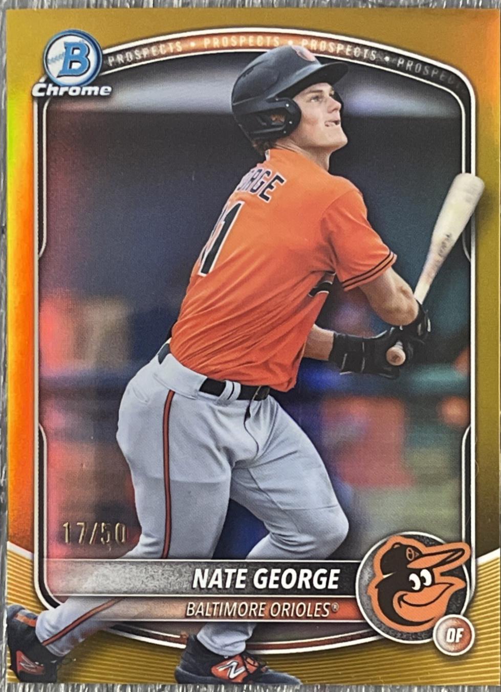 Nate George [Gold Refractor] #BDC-113