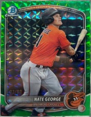 Nate George [Green Refractor] #BDC-113