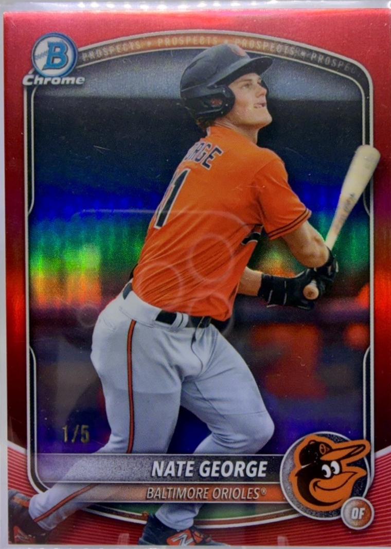 Nate George [Red Refractor] #BDC-113