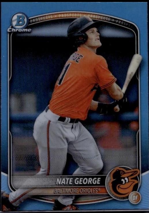 Nate George [Sky Blue Refractor] #BDC-113