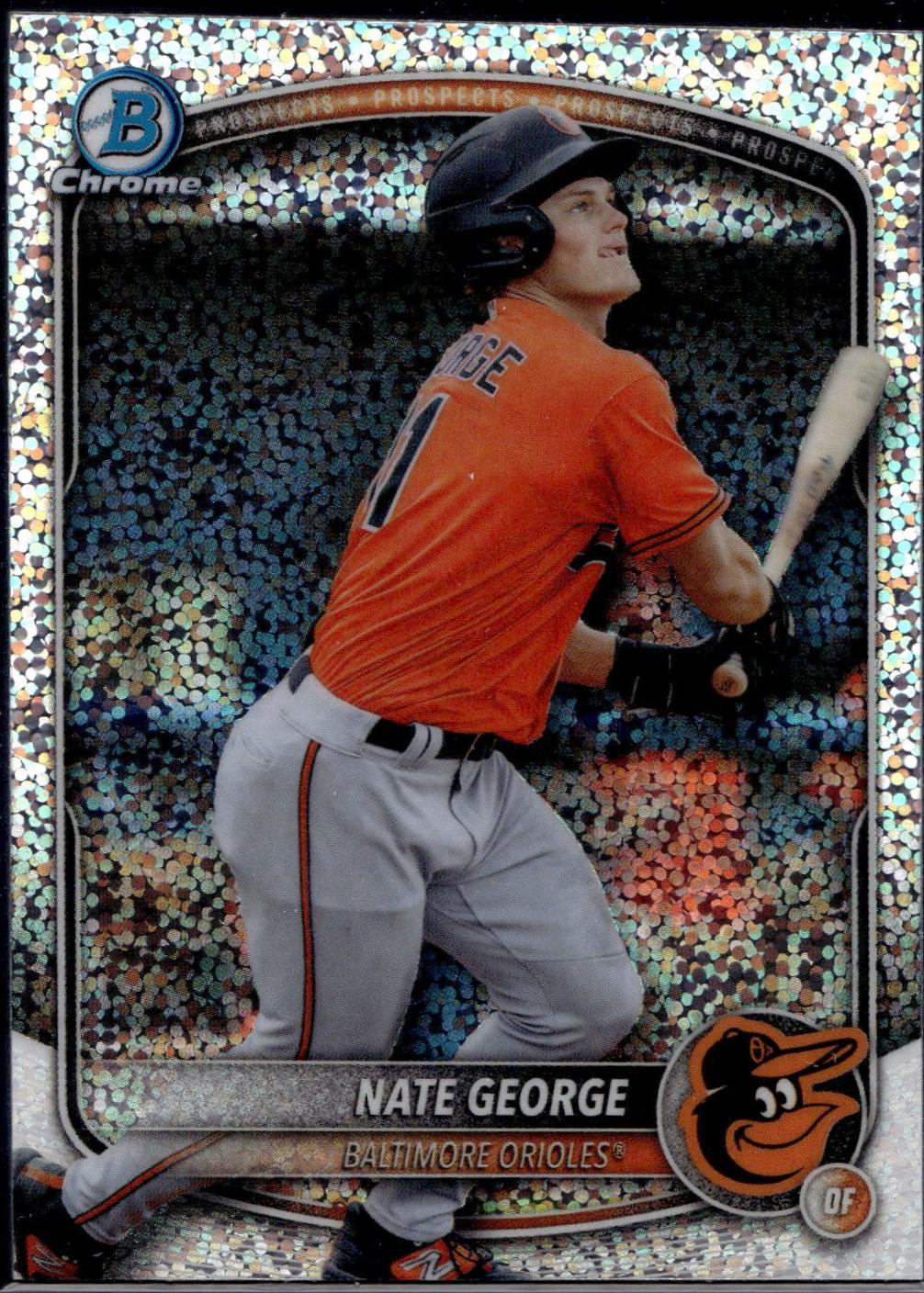 Nate George [Sparkle Refractor] #BDC-113