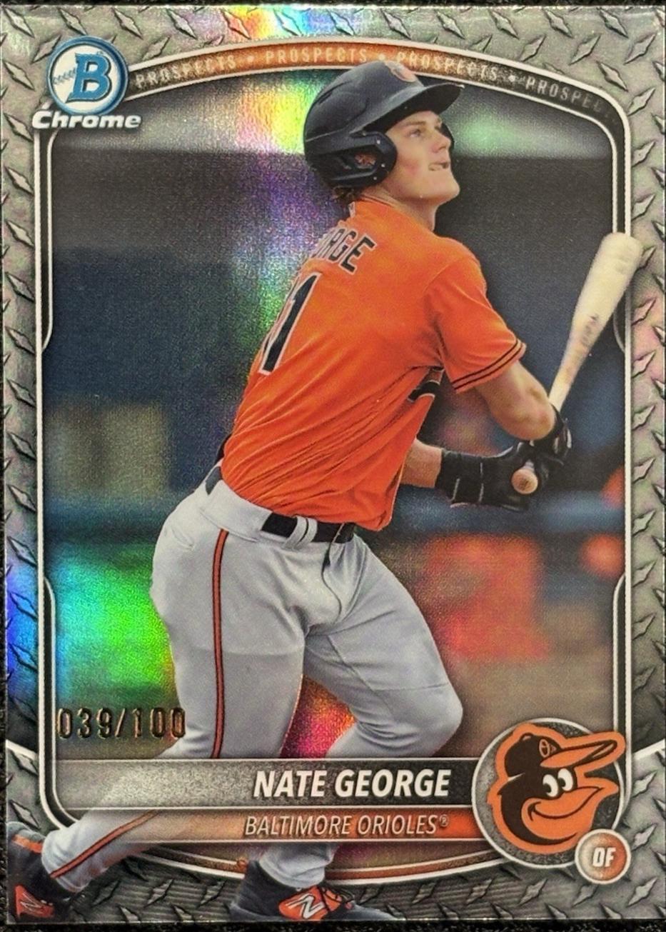 Nate George [Steel Metal Refractor] #BDC-113