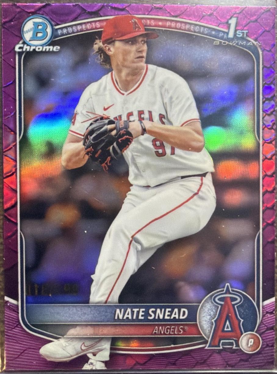 Nate Snead [Fuchsia Reptilian Refractor] #BDC-38