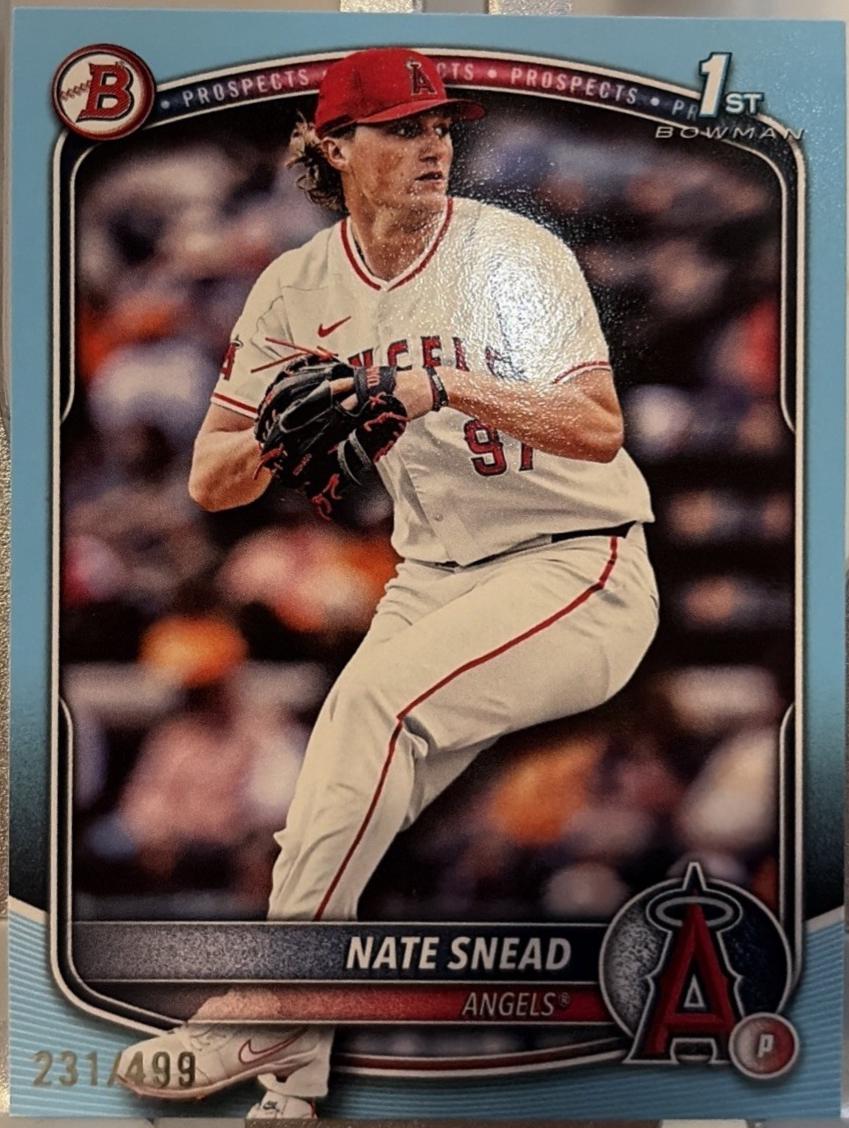 Nate Snead [Sky Blue Refractor] #BDC-38