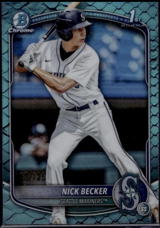 Nick Becker [Aqua Reptilian Refractor] #BDC-100