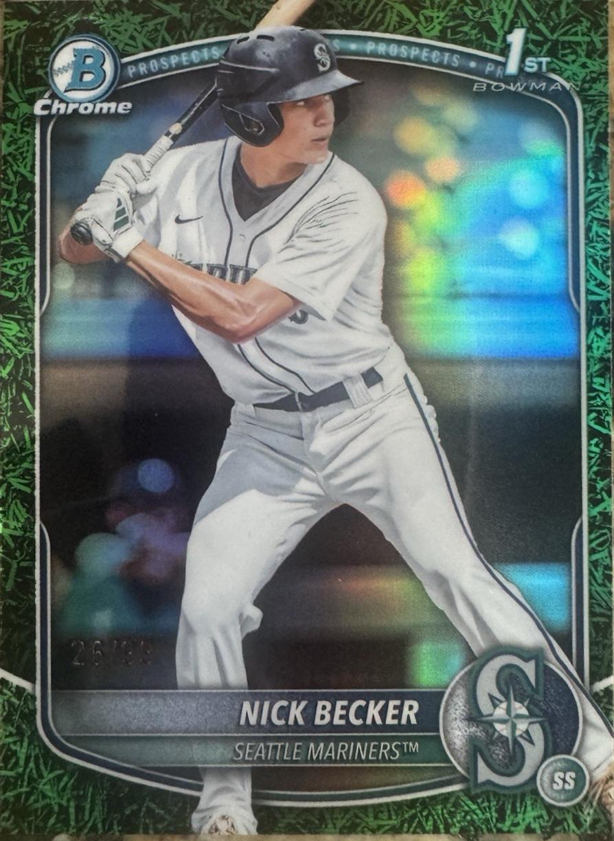 Nick Becker [Green Grass Refractor] #BDC-100
