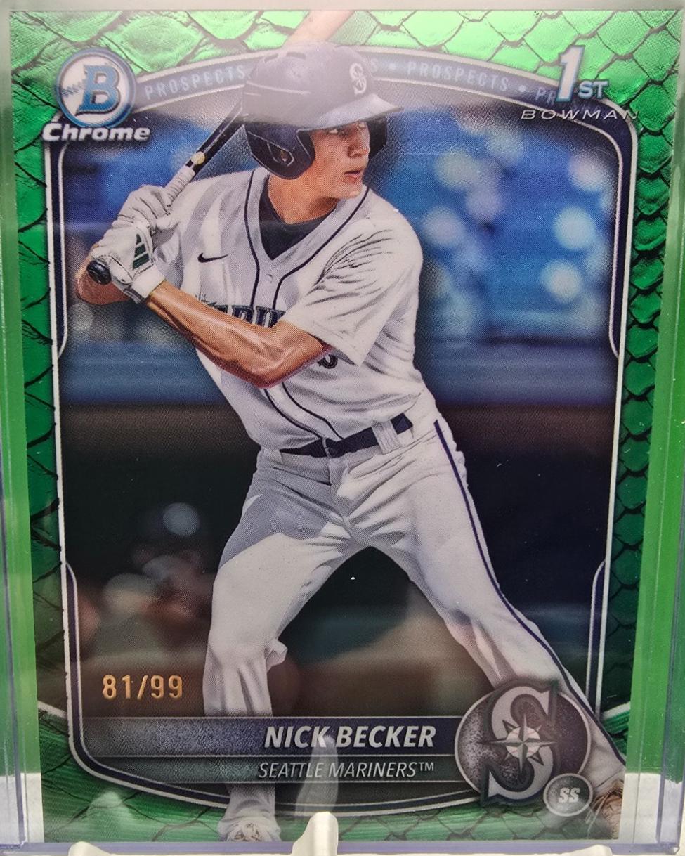 Nick Becker [Green Reptilian Refractor] #BDC-100