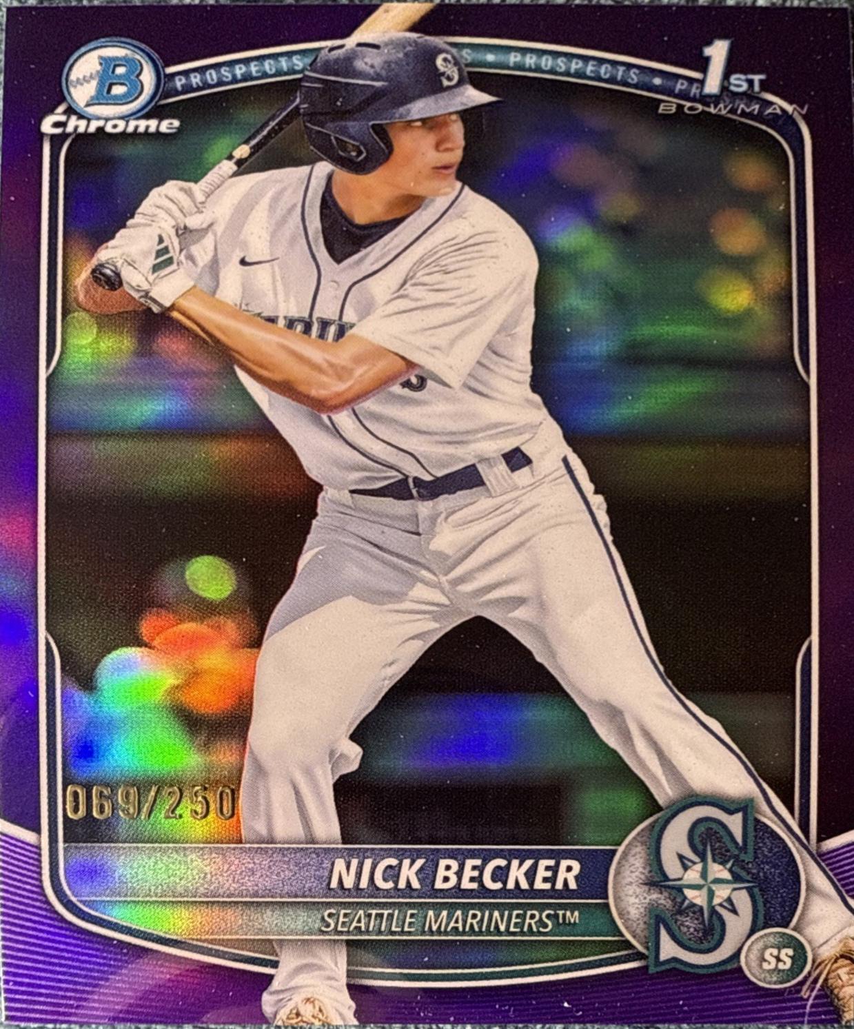 Nick Becker [Purple Refractor] #BDC-100